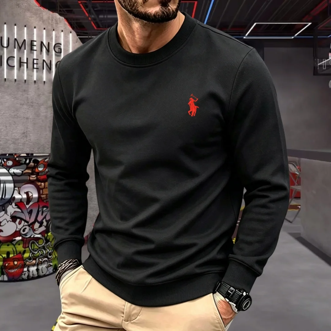 Men'S Fashion T Shirts - Kaos lengan panjang pria berbahan katun