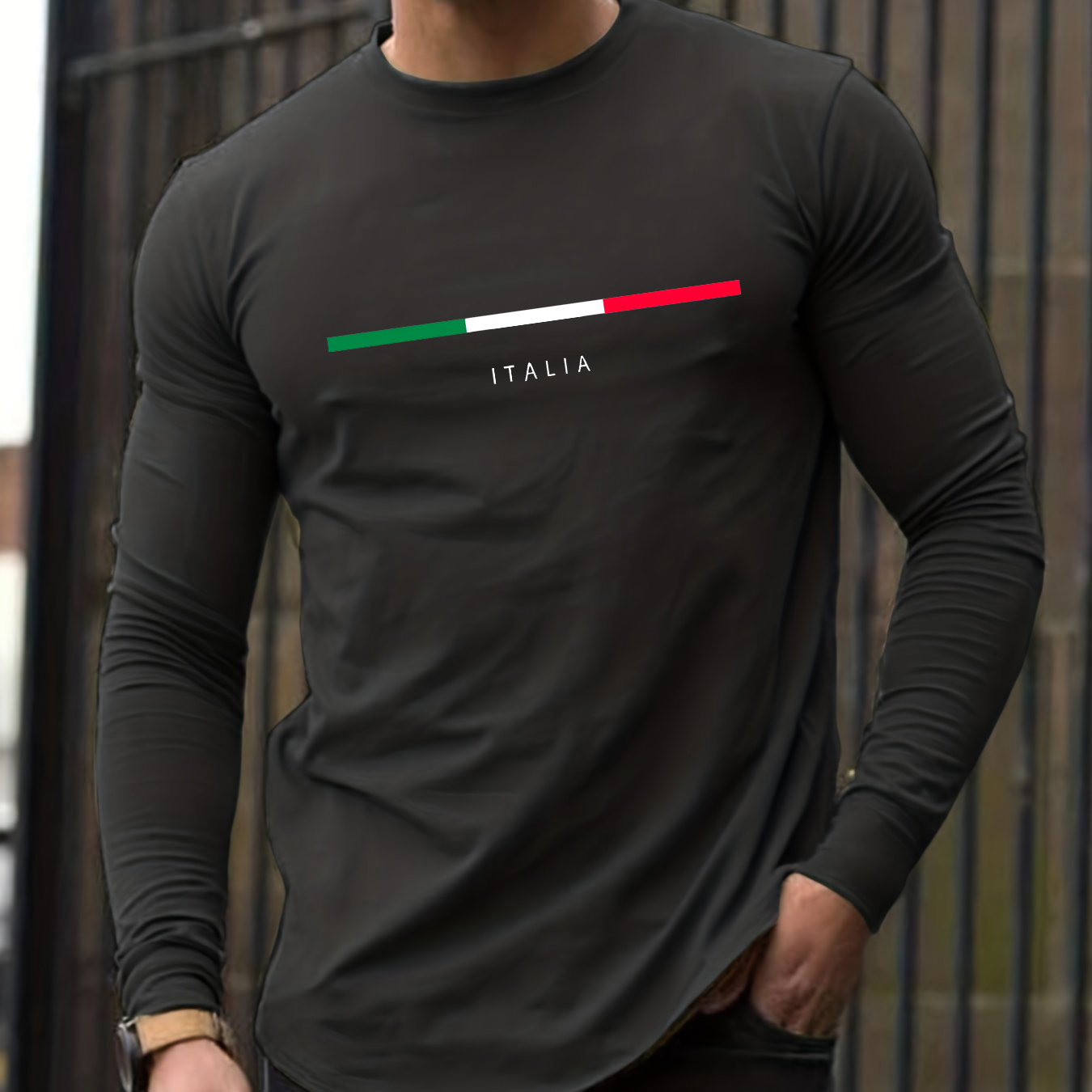 Kaos lengan panjang pria berba - Mens Fashion Summer ulasan dan harga