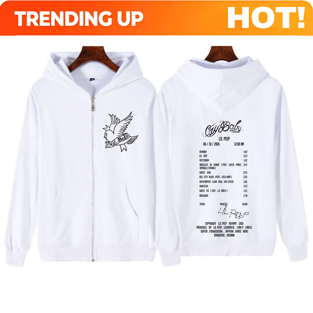 Hoodie Zipper Grafis Album Cry - Mens Fashion Zip Up Hoodies ulasan dan harga