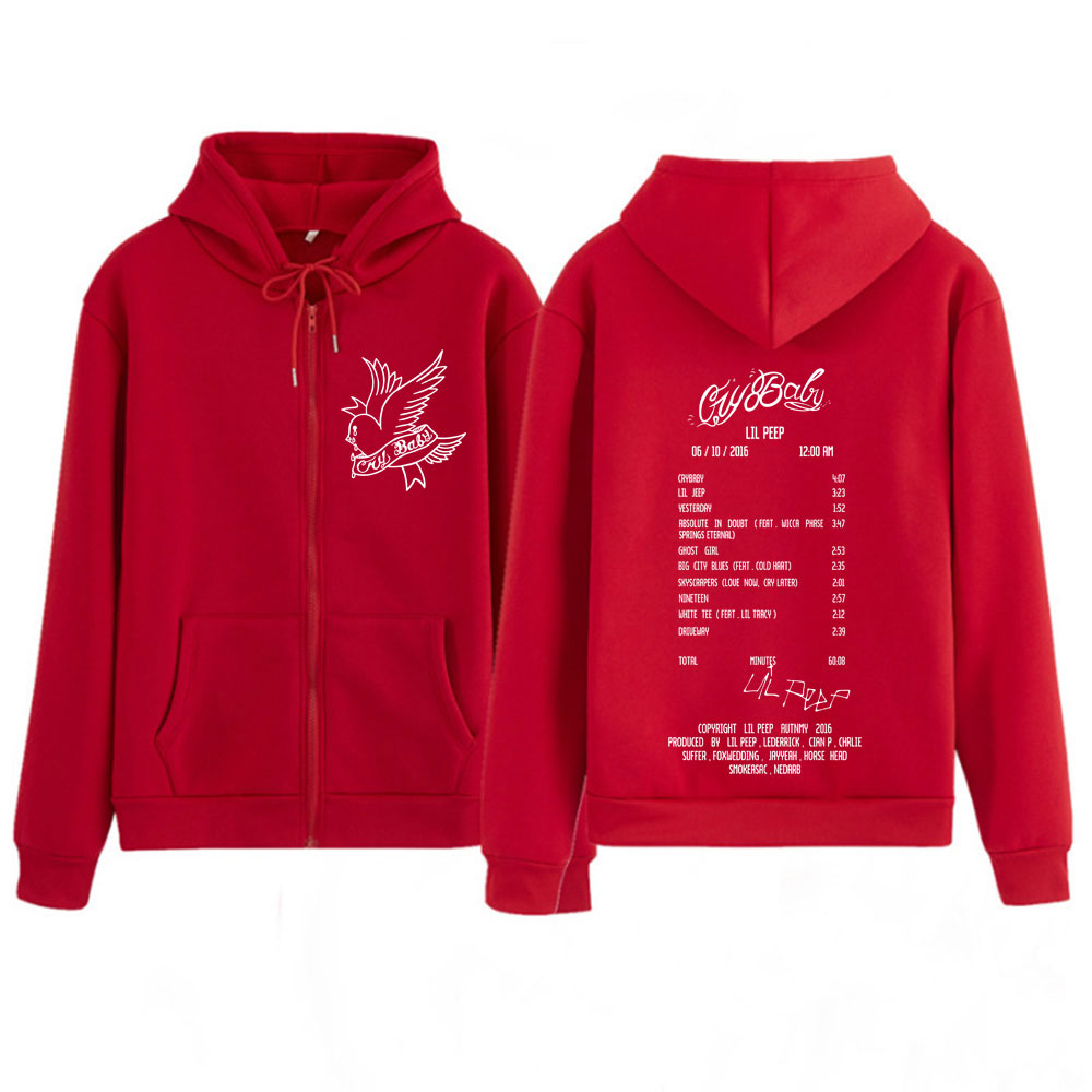 Hoodie Zipper Grafis Album Cry - Mens Fashion Zip Up Hoodies ulasan dan harga