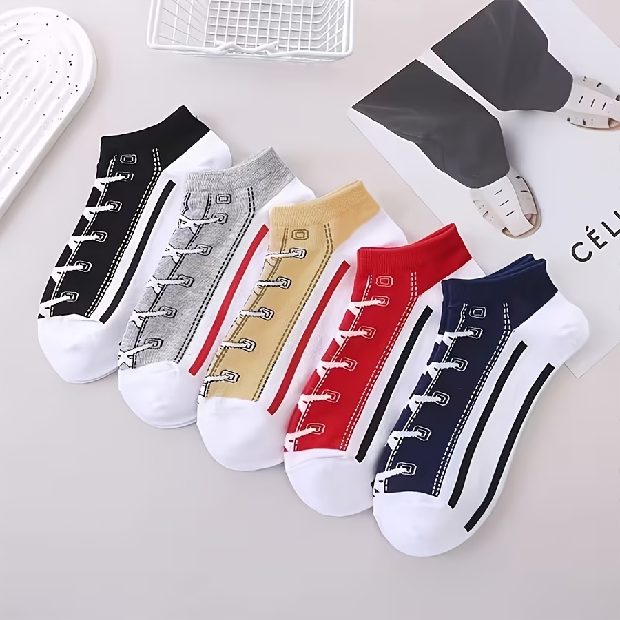 5 Pasang Kaus Kaki Pria Musim  - Socks Ankle Men ulasan dan harga