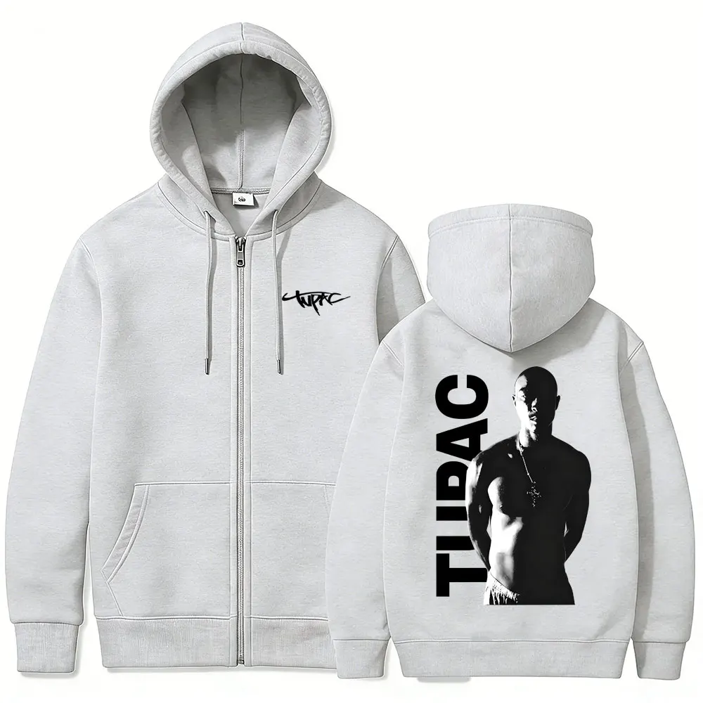 Jaket Hoodie Ritsleting Rapper - Mens Fashion Zip Up Hoodies ulasan dan harga
